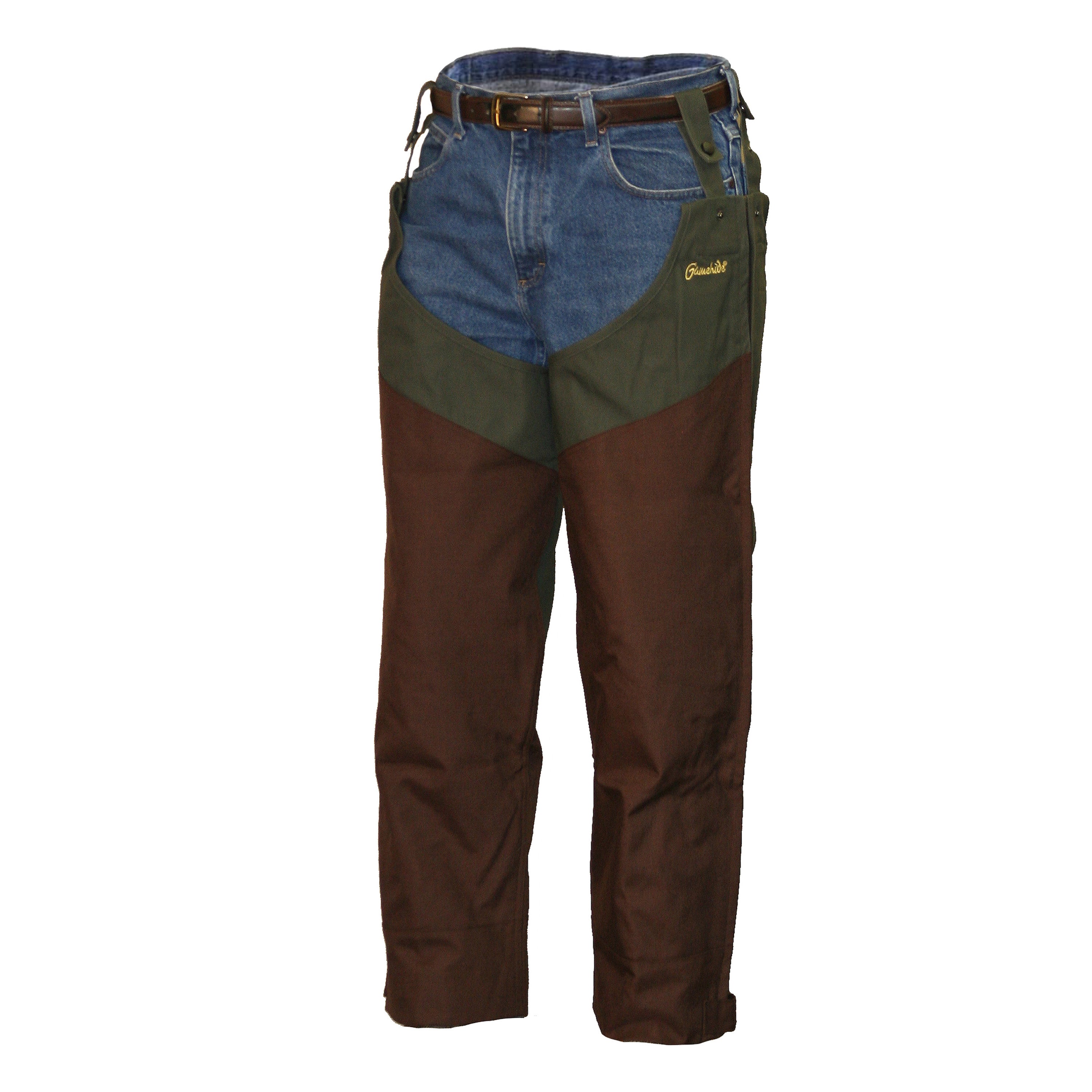 Snapcartshop Heavy Duty Upland Chap front (olive)