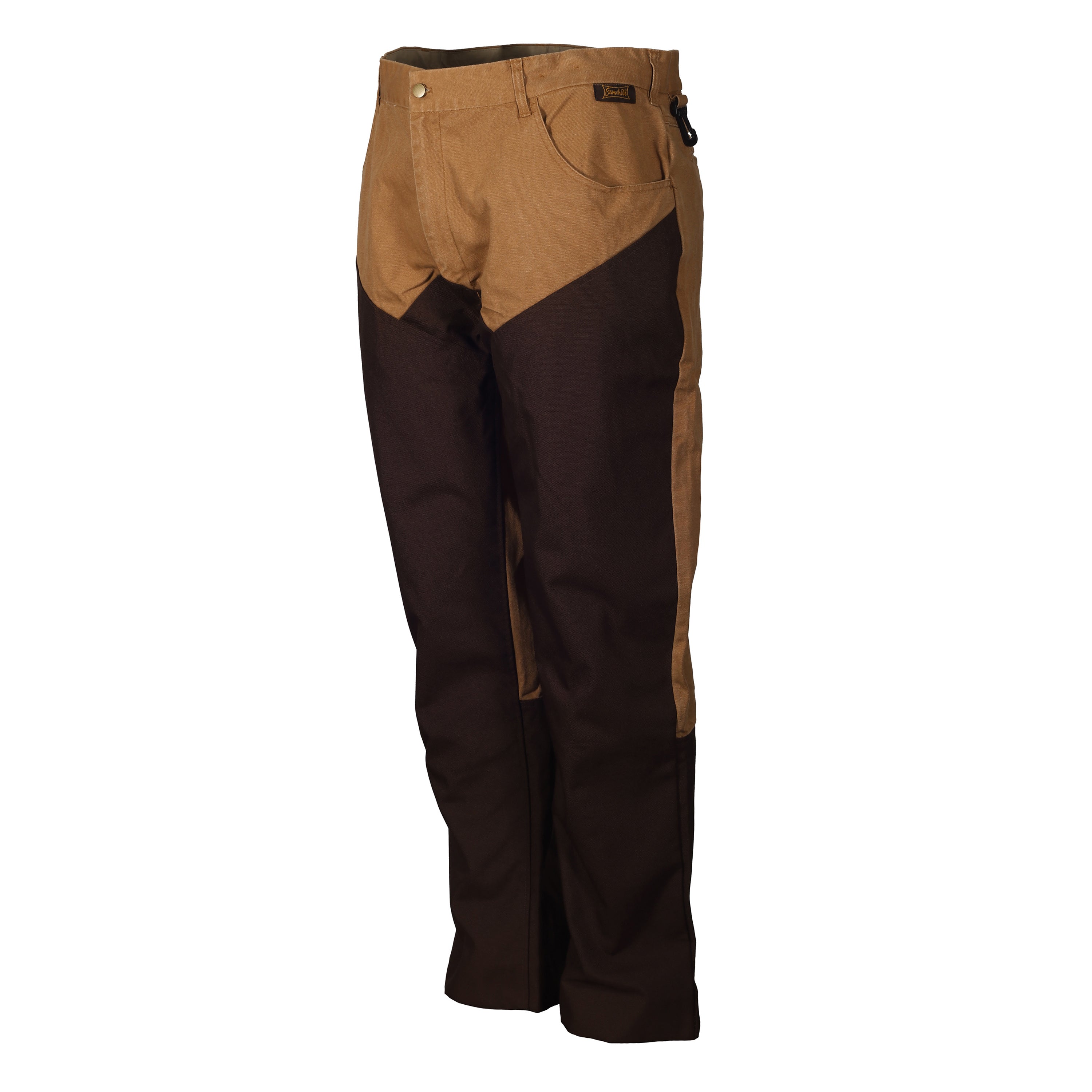Snapcartshop Heavy Duty Briar Proof Upland Pant front  (marsh brown)