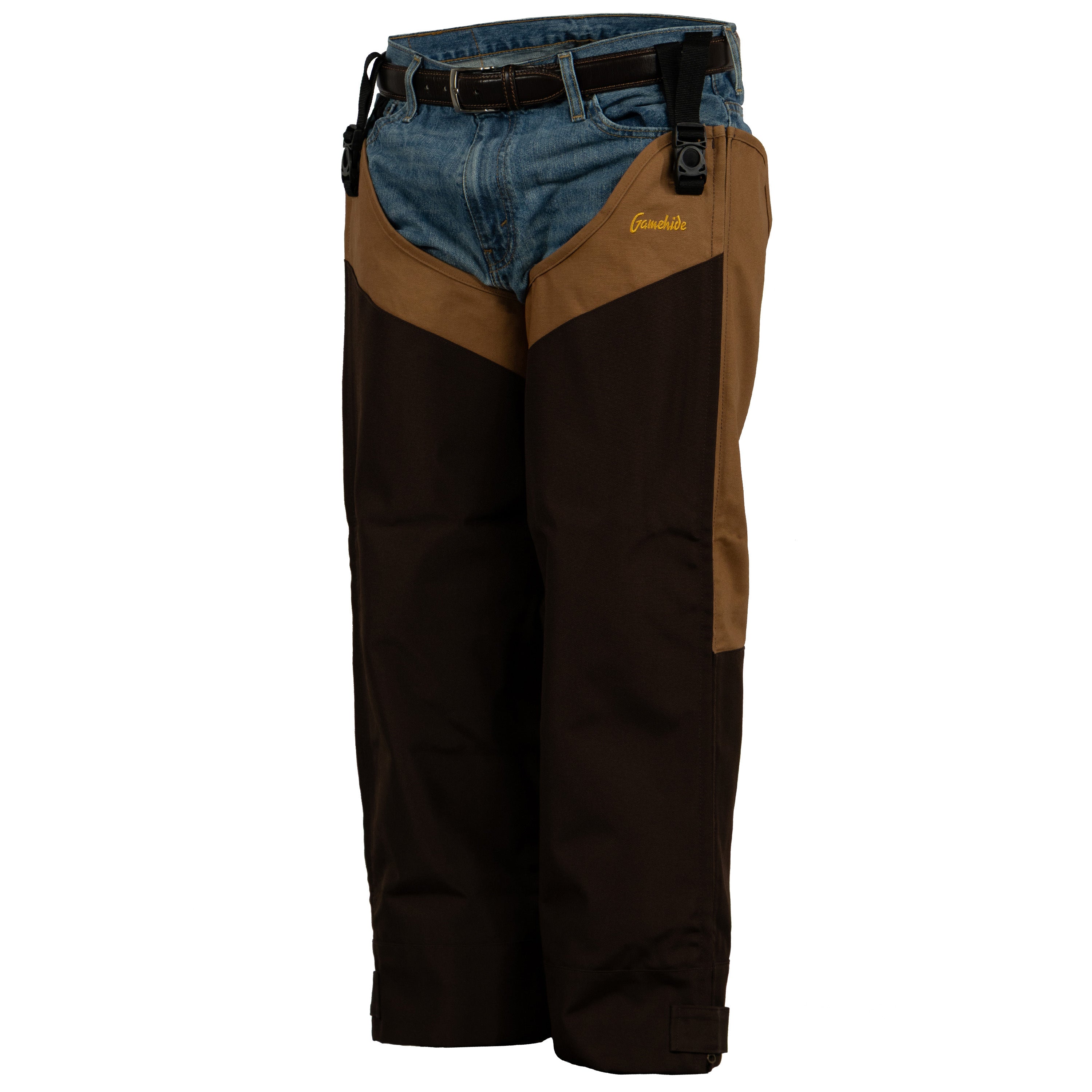 Load image into Gallery viewer, Snapcartshop Brush Buster Chap - Front View (Marsh Brown)
