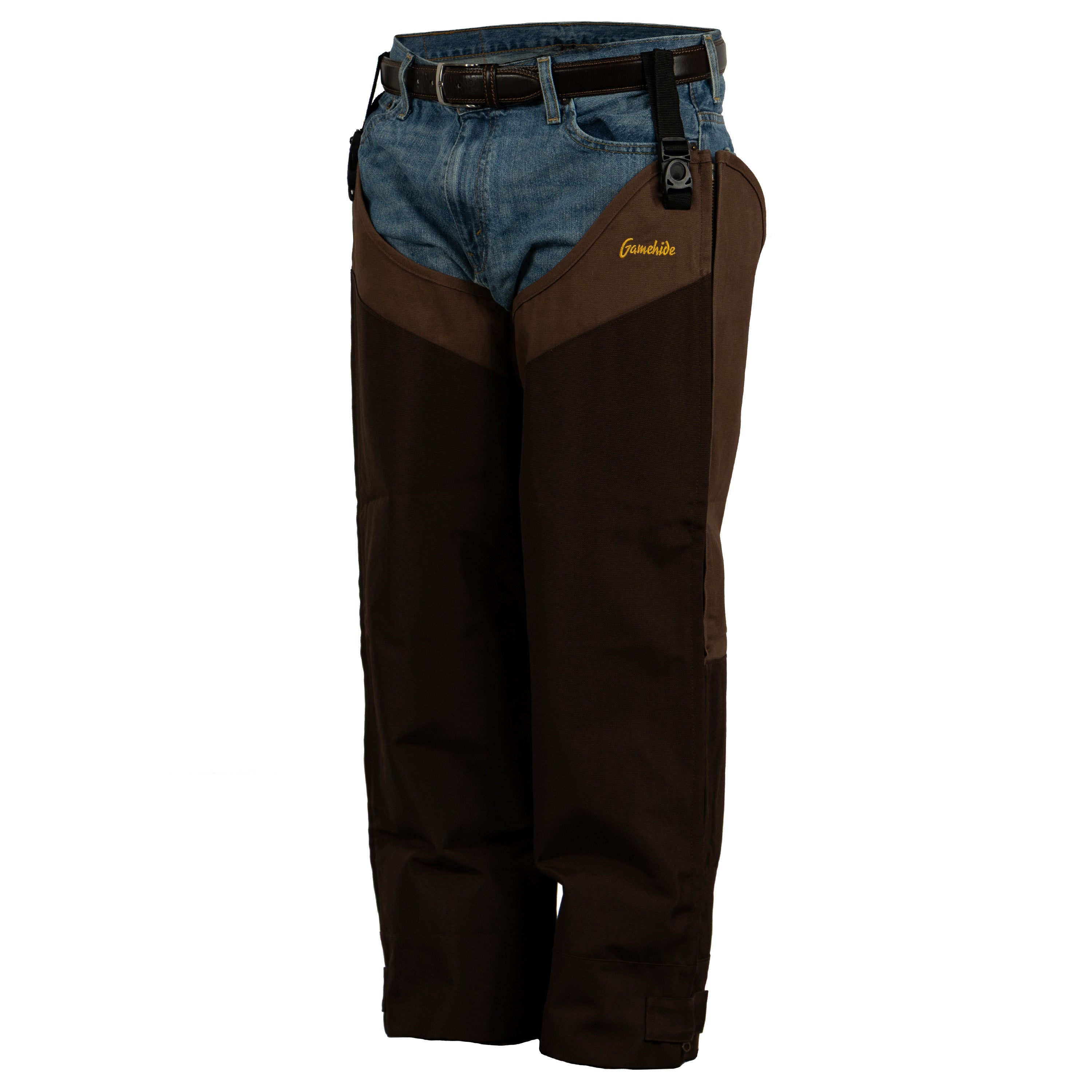 Snapcartshop Brush Buster Chap - Front View (Dark Brown)