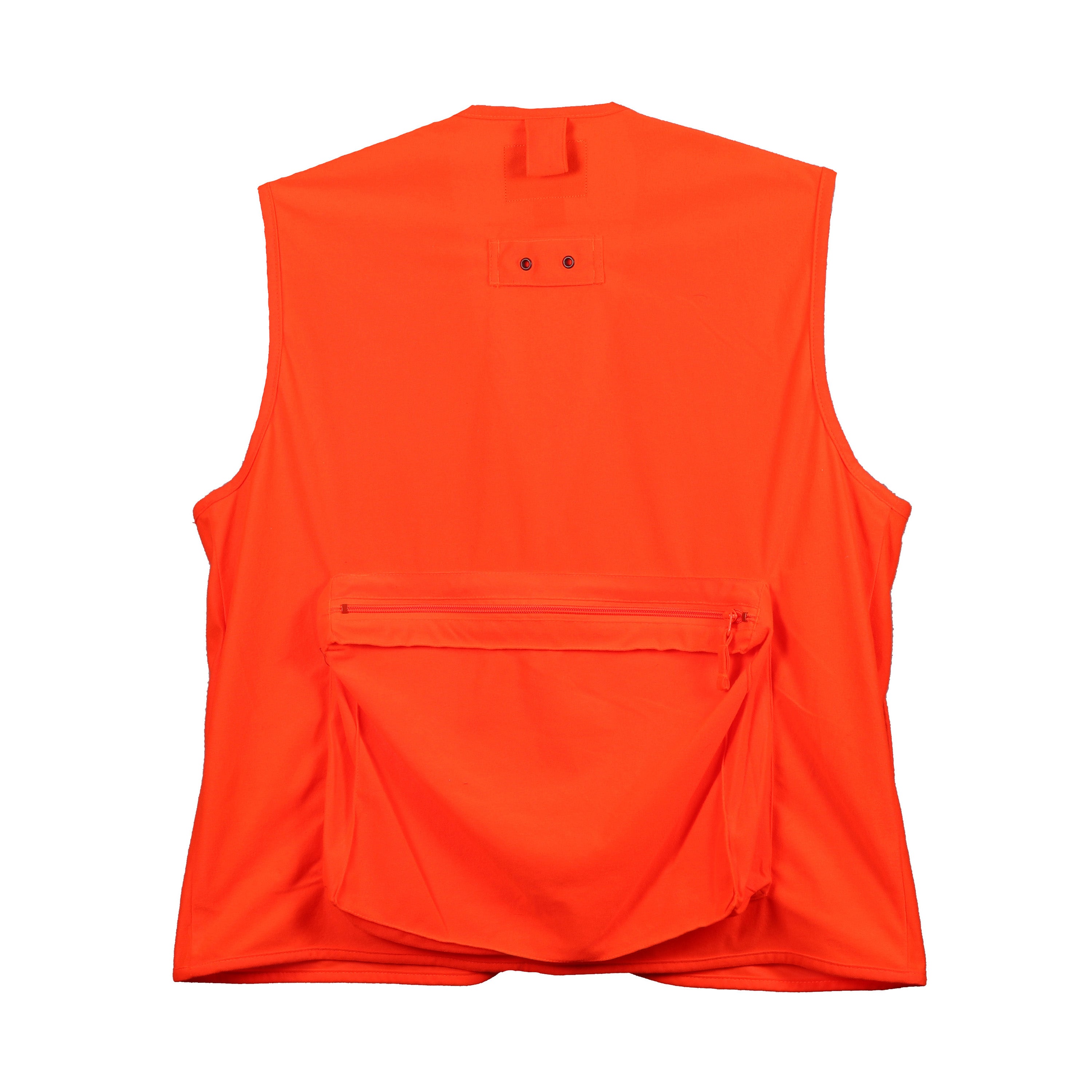 Snapcartshop big game sneaker vest back view (blaze orange)