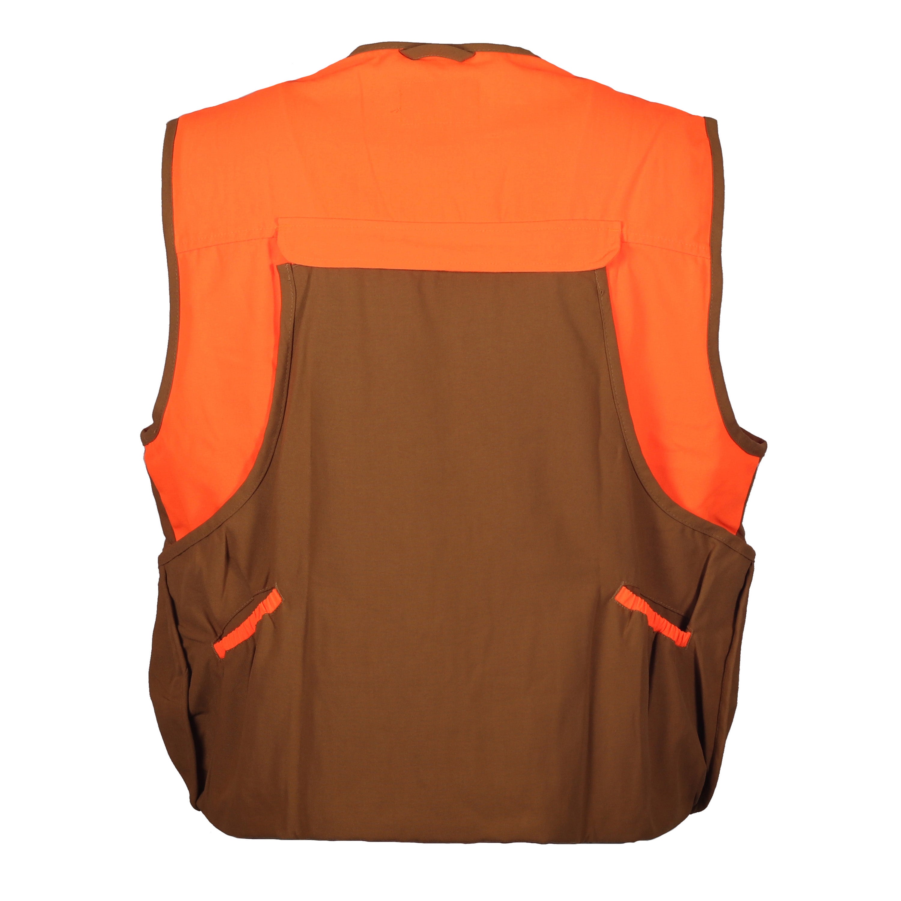 Snapcartshop Pheasant Vest back (marsh brown/blaze orange)