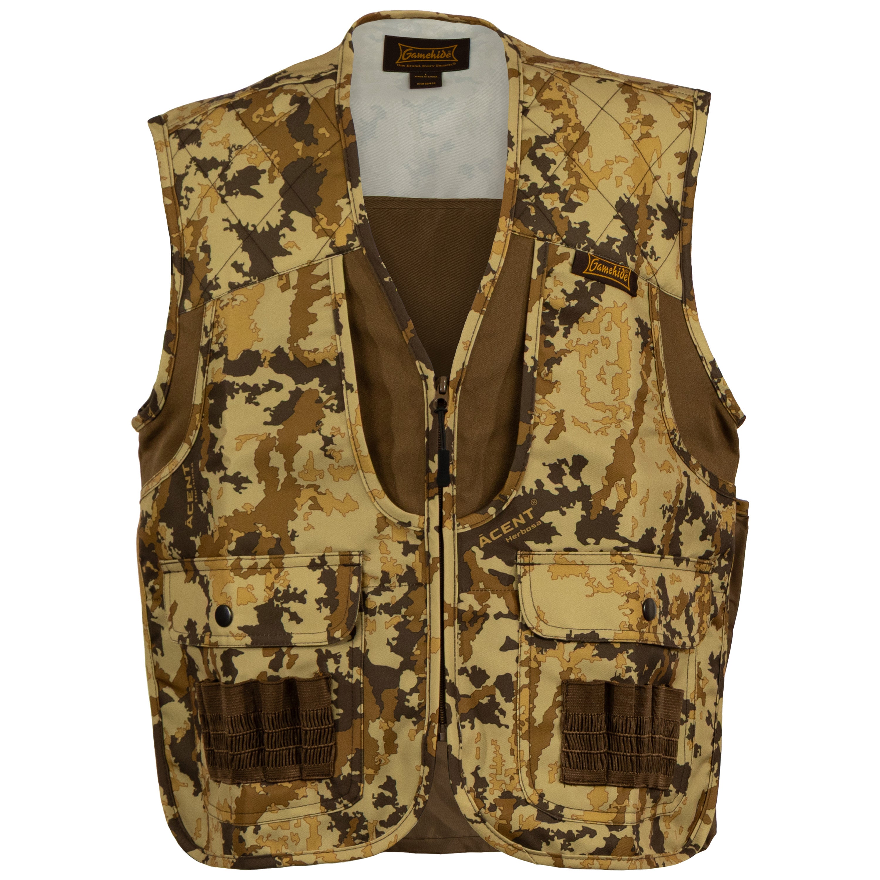 Snapcartshop Lightweight Dove & Upland Vest front (acent herbosa)