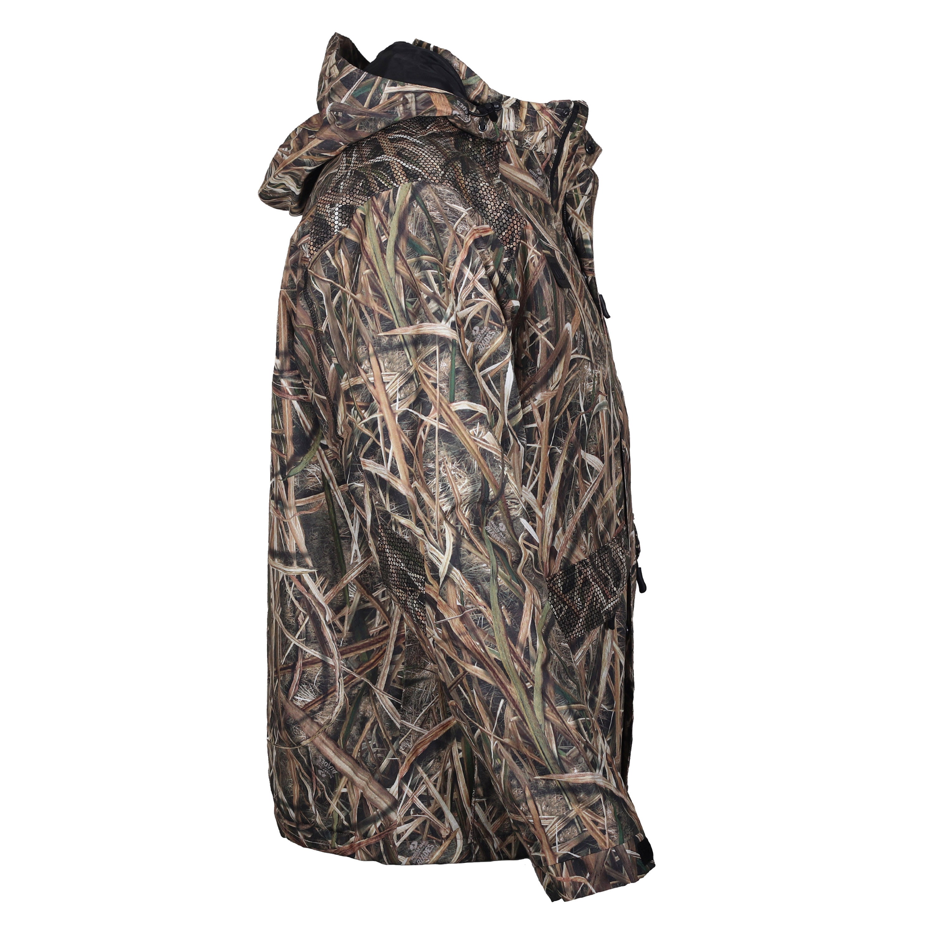 Snapcartshop slough creek jacket front view (mossy oak shadow grass blades)