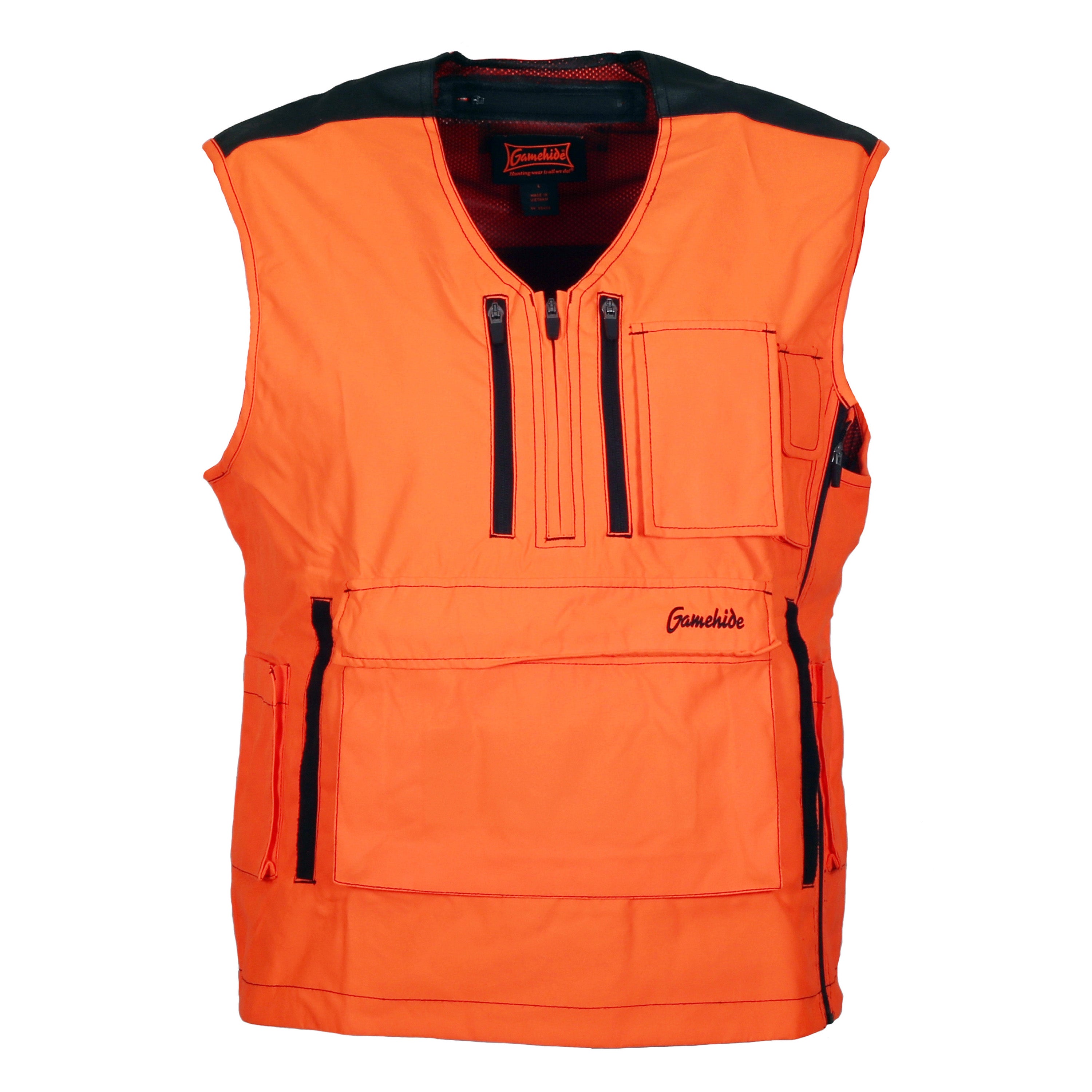 Load image into Gallery viewer, Snapcartshop Mountain Pass Big Game Vest Extreme front (blaze orange)
