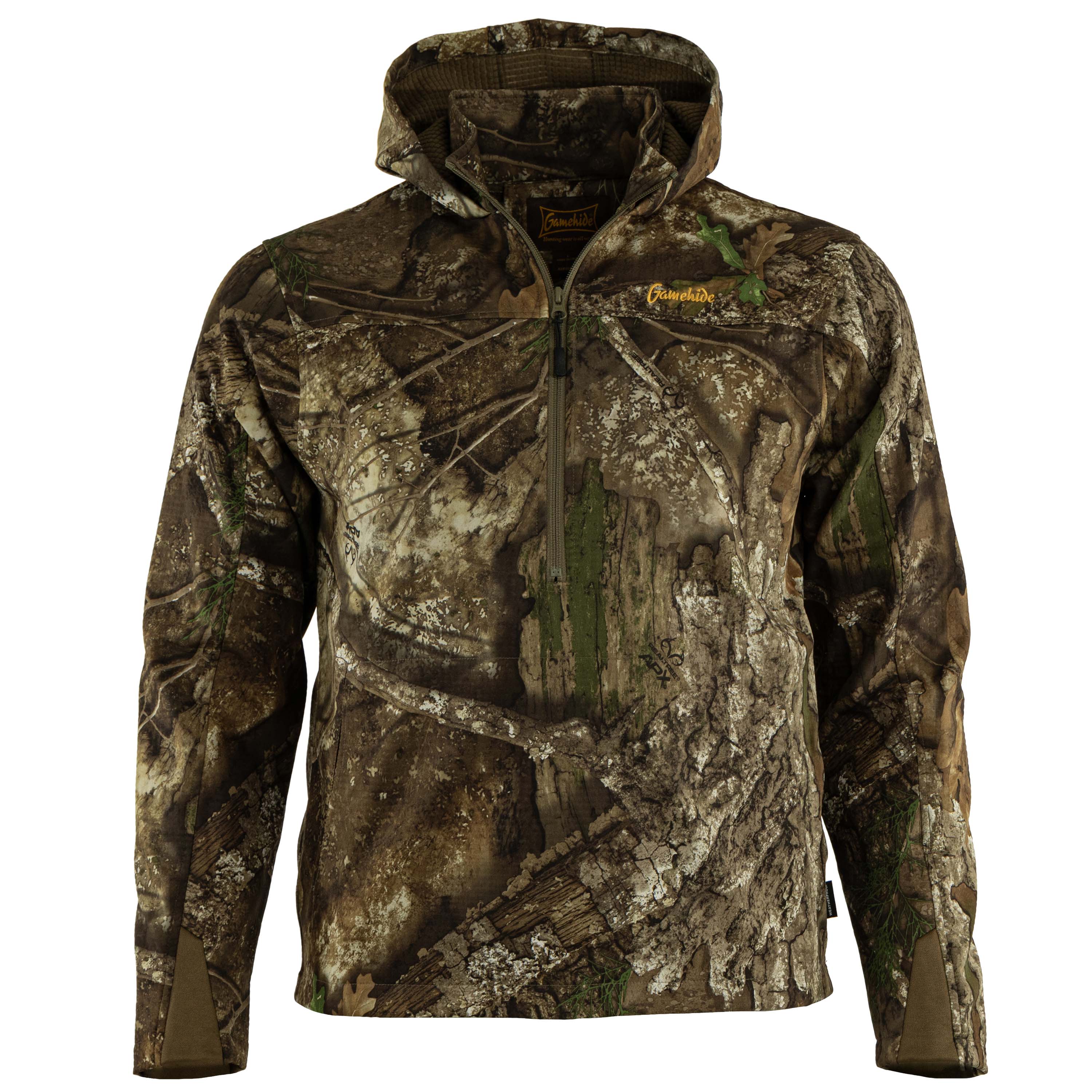 Load image into Gallery viewer, Solitude ridge pullover - hood down - front view (realtree apx)
