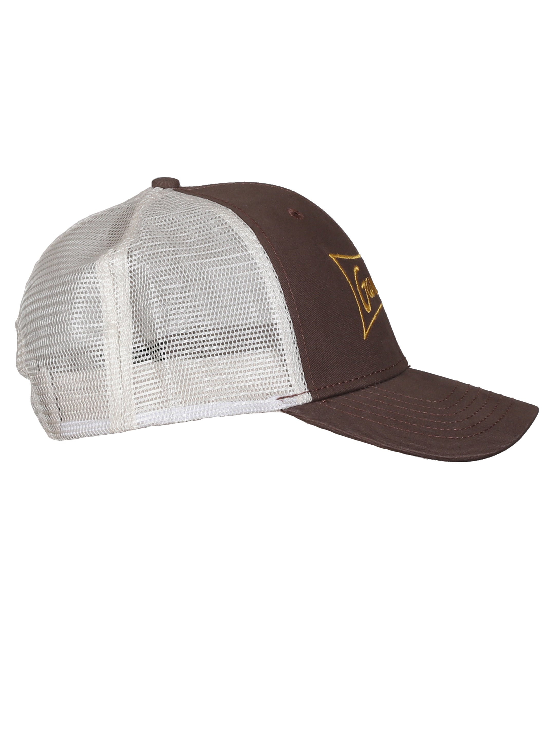 Snapcartshop logo hat side (brown)