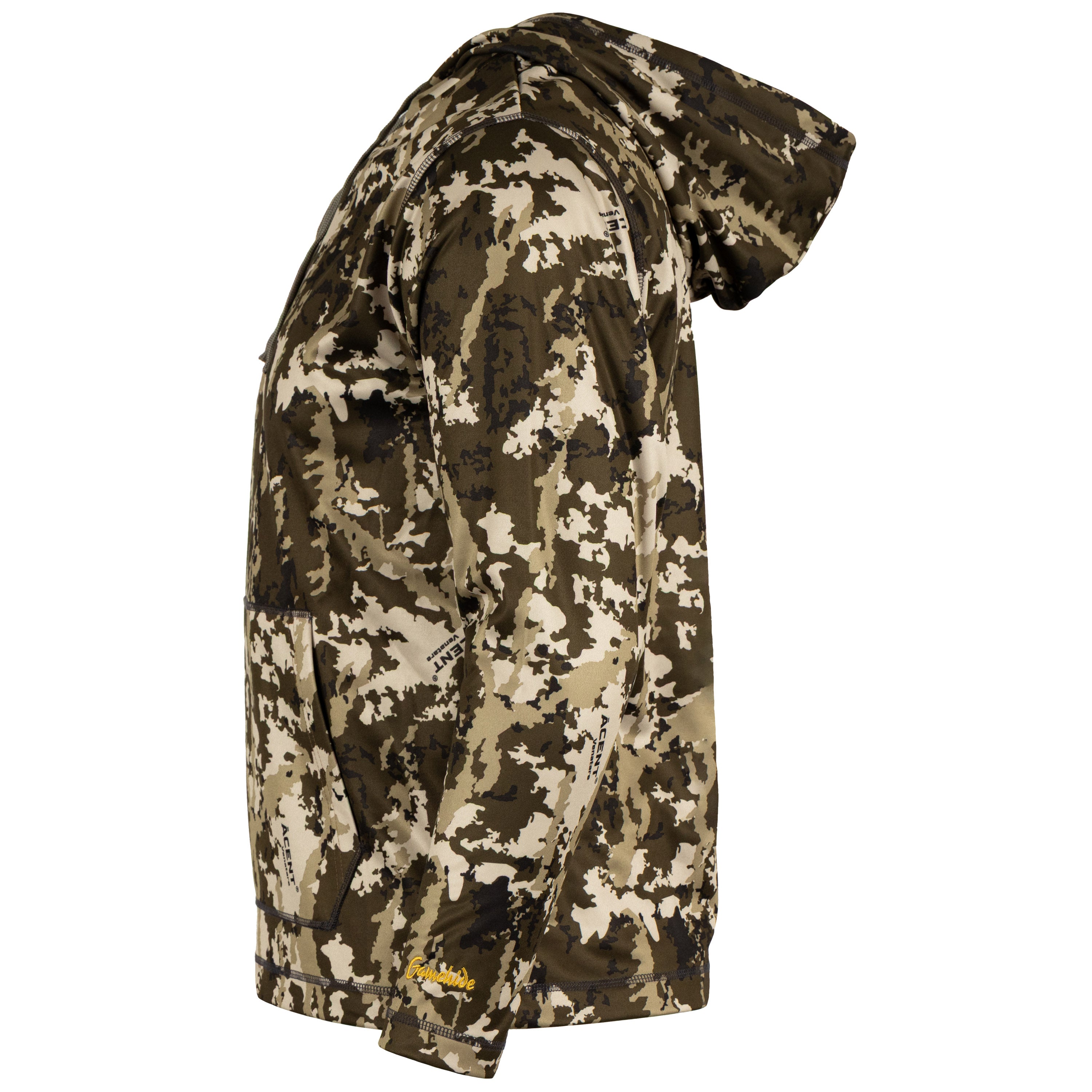 Snapcartshop Performance Fleece Hoodie side (acent venatare)