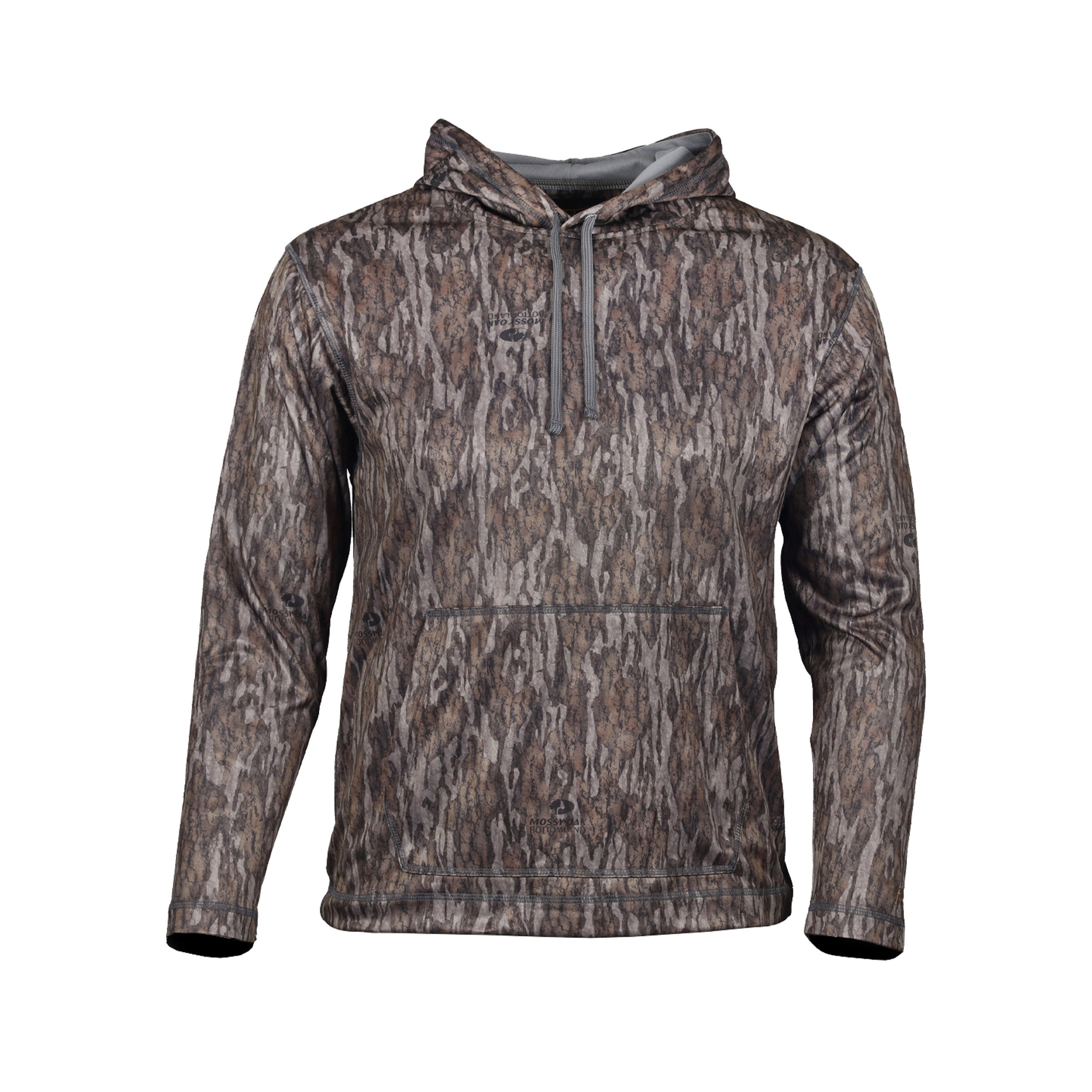 Snapcartshop Performance Fleece Hoodie front (mossy oak new bottomland)