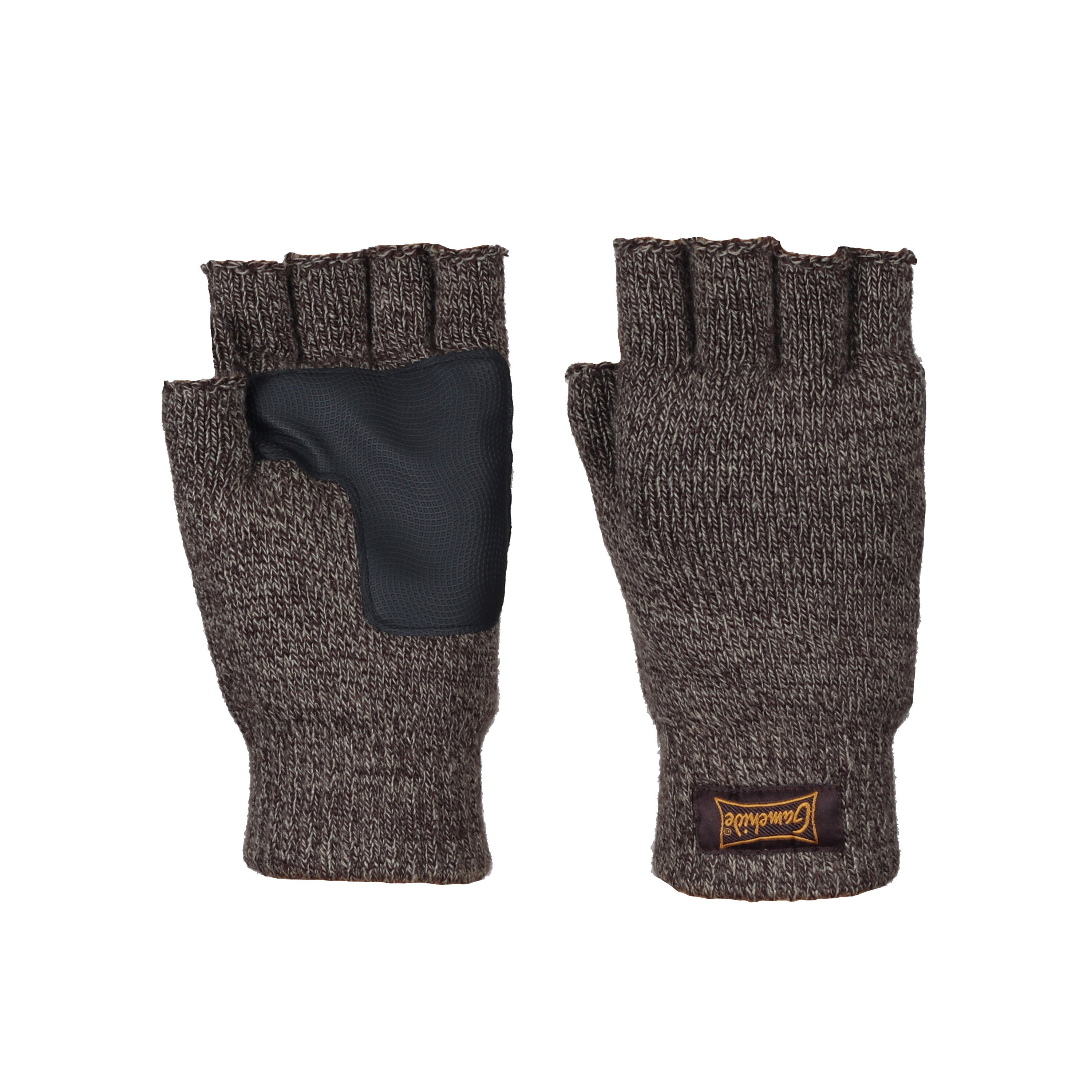 Snapcartshop Fingerless Knit Glove (brown camo)