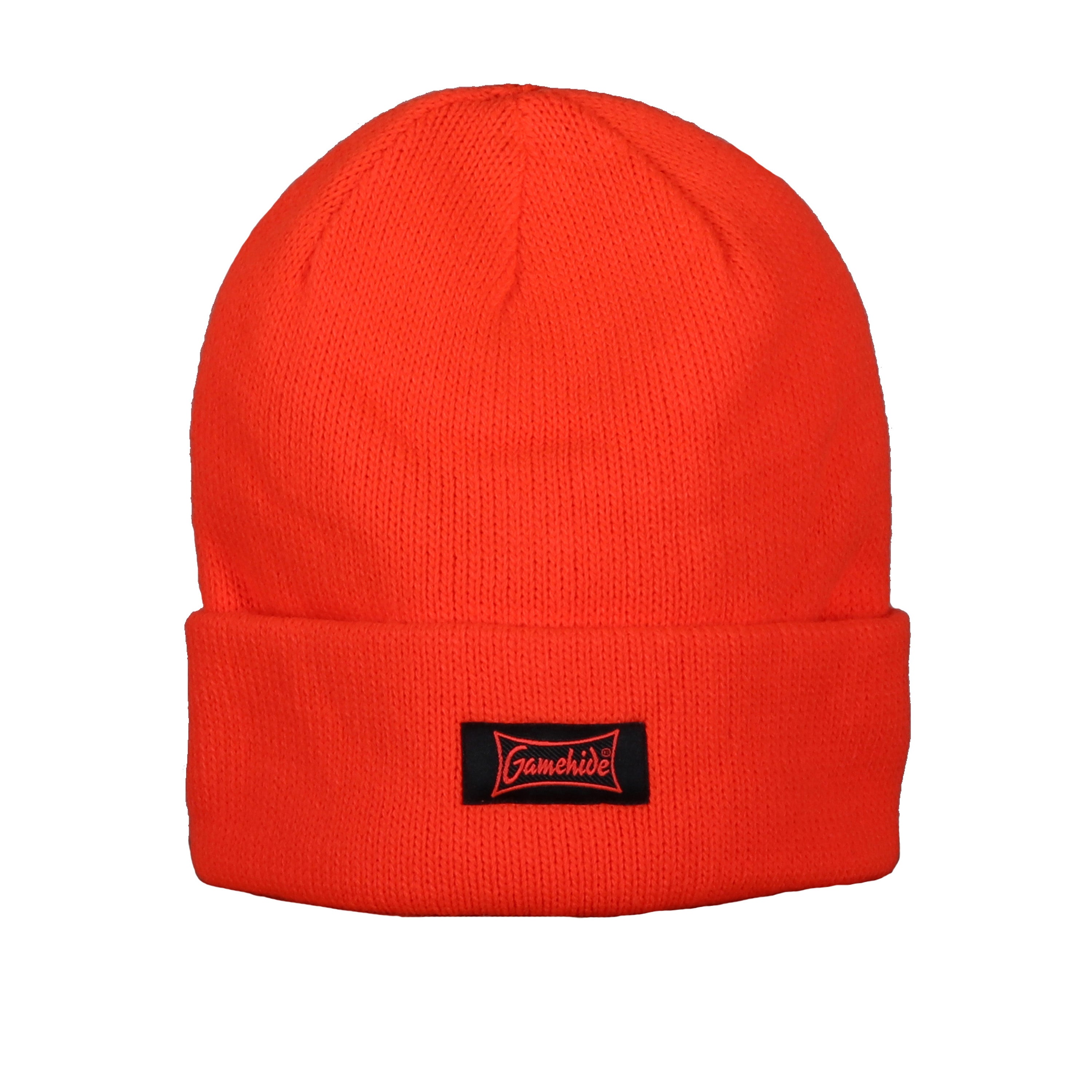 Load image into Gallery viewer, Snapcartshop knit hat (blaze orange)
