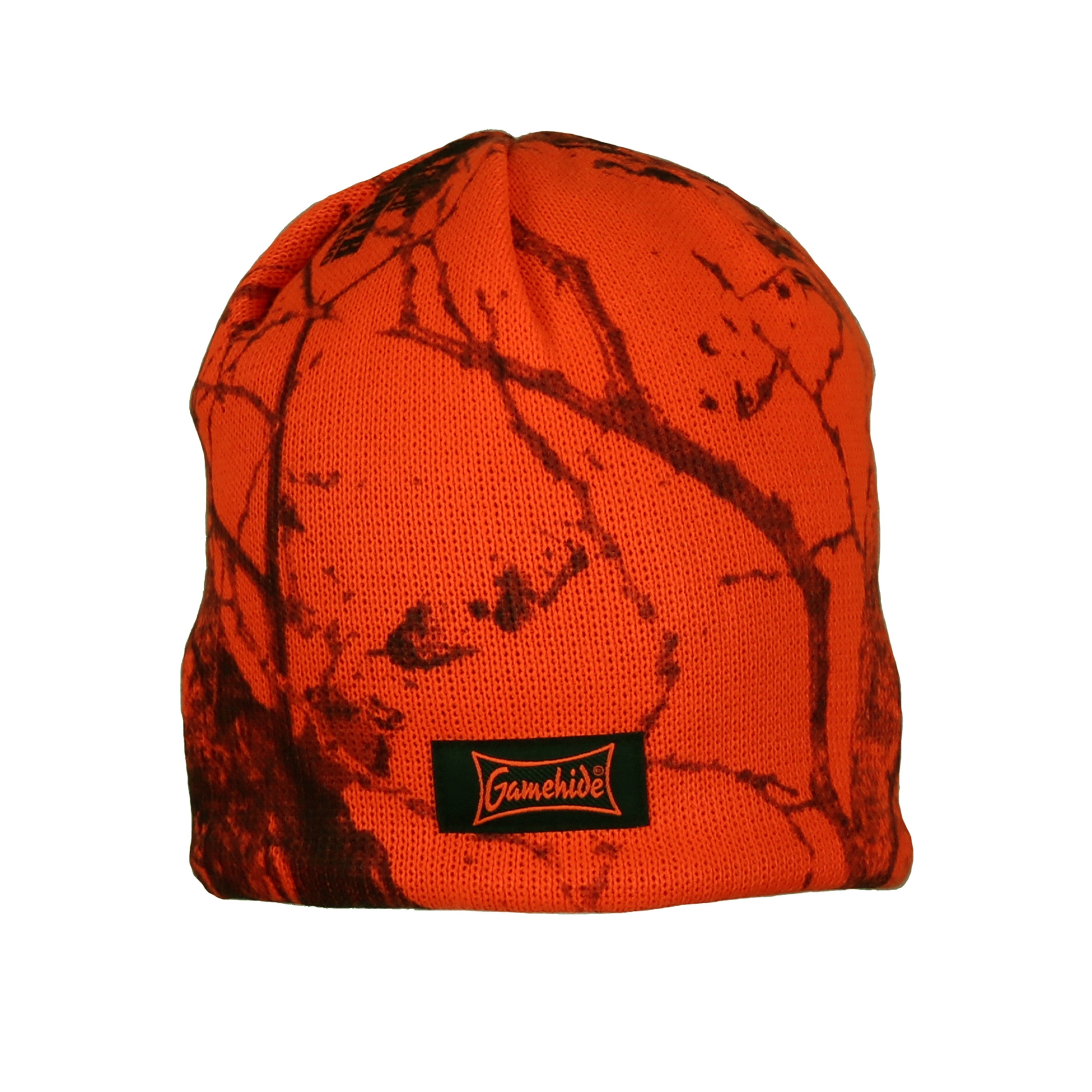 Snapcartshop tundra skull cap (naked north blaze orange camo)