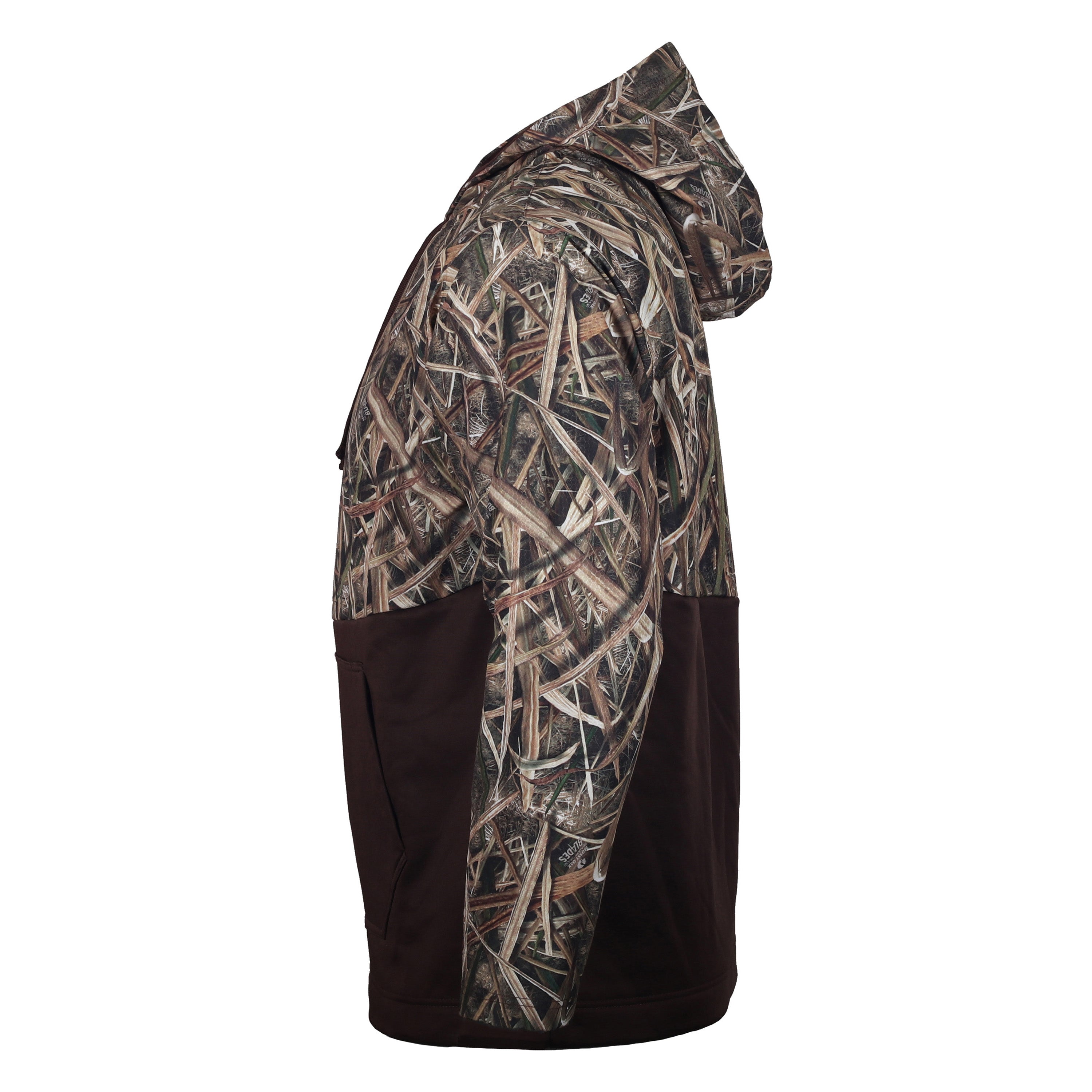 Snapcartshop Marsh Lord Hoodie side (mossy oak shadow grass blades)