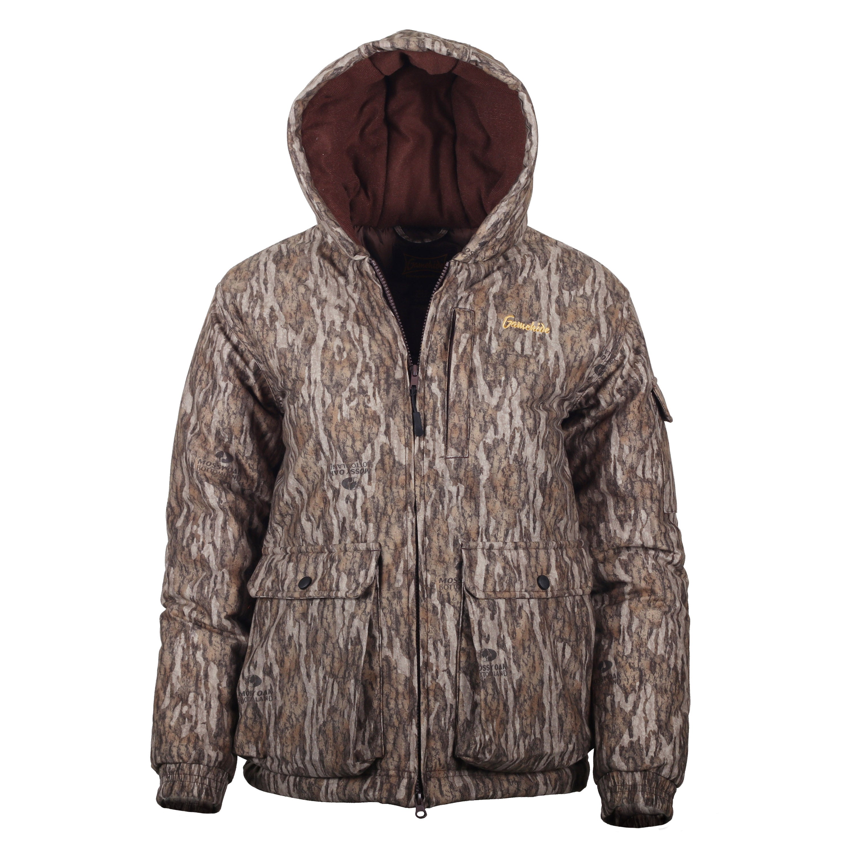 Load image into Gallery viewer, Snapcartshop youth tundra jacket (mossy oak new bottomland).
