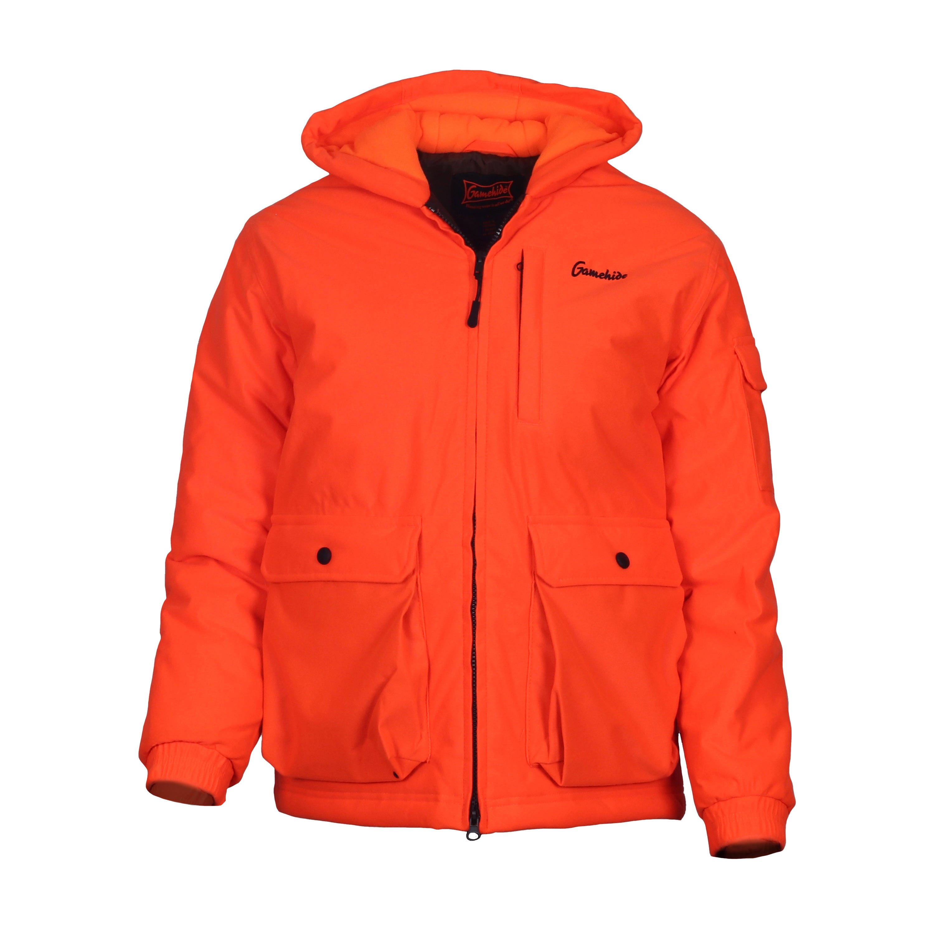 Snapcartshop youth tundra jacket (blaze orange).