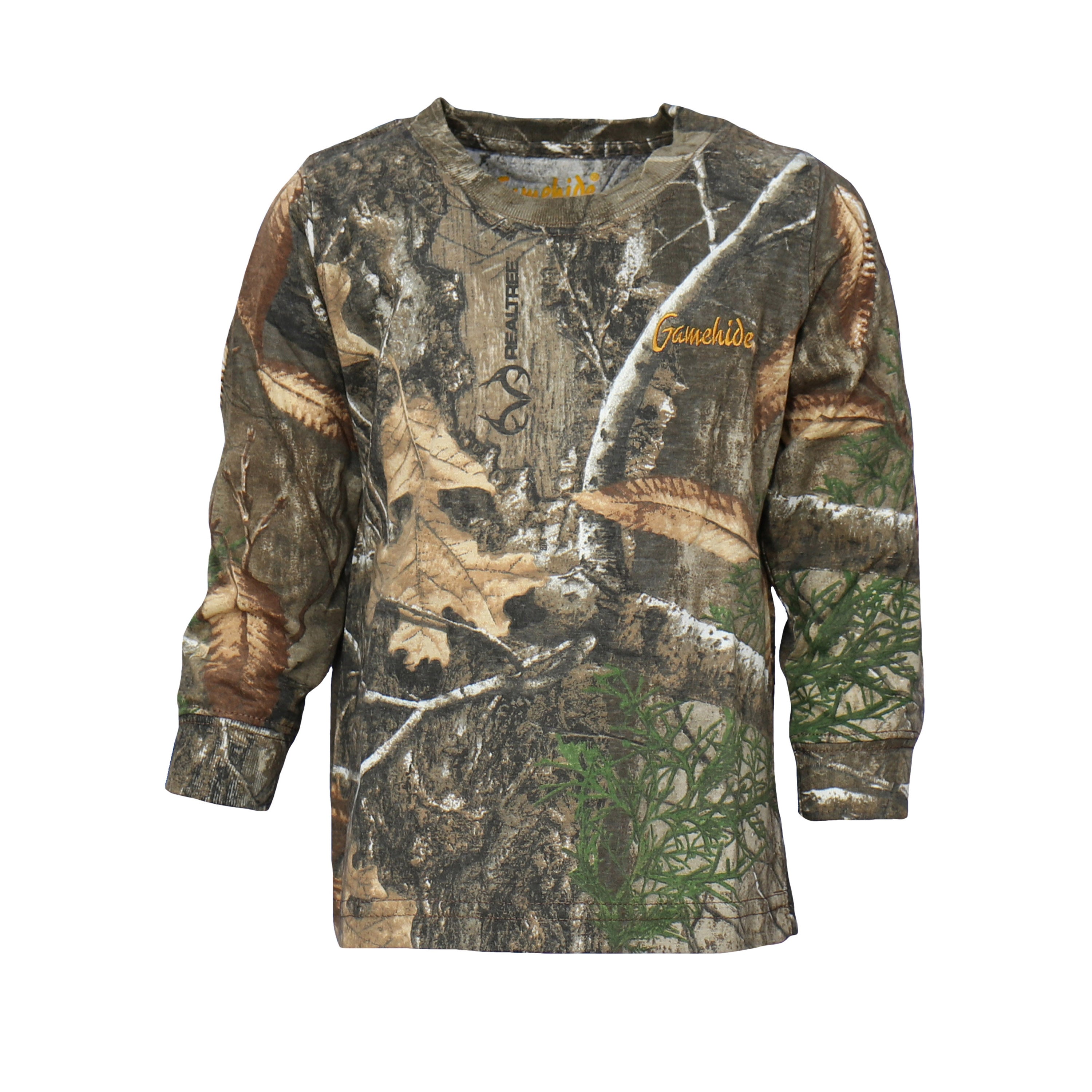 Load image into Gallery viewer, Snapcartshop toddler hunt camp long sleeve tee (realtree edge)
