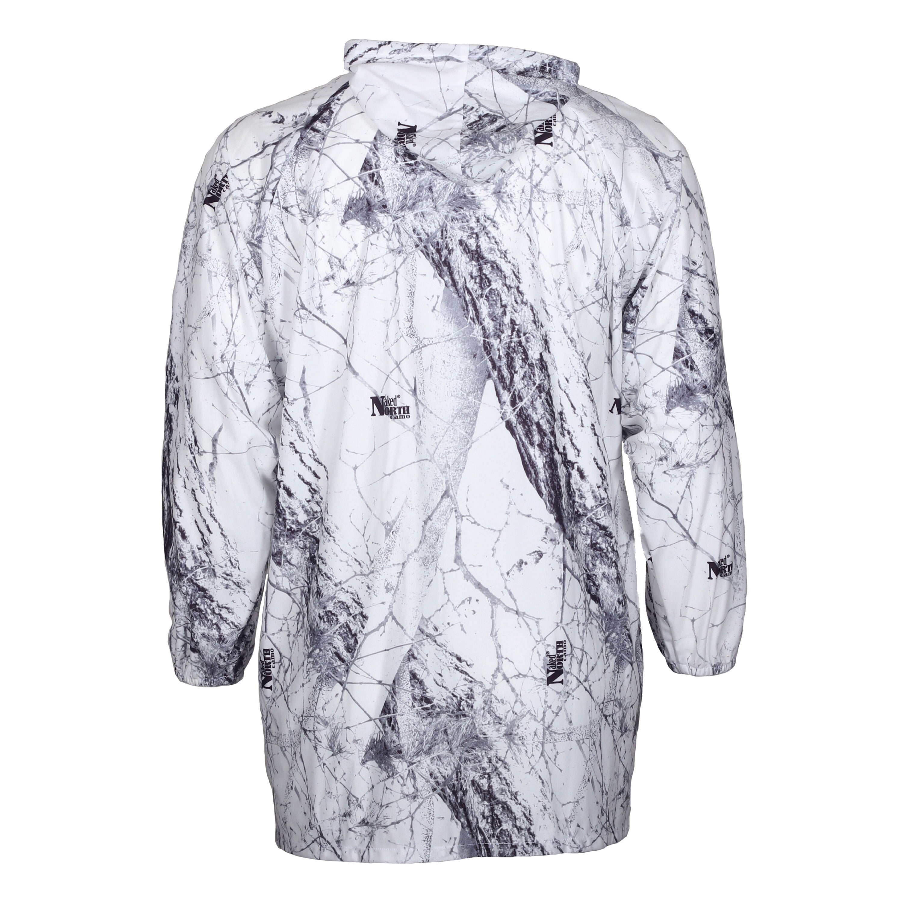 Snapcartshop ambush jacket back view (naked north snow camo)