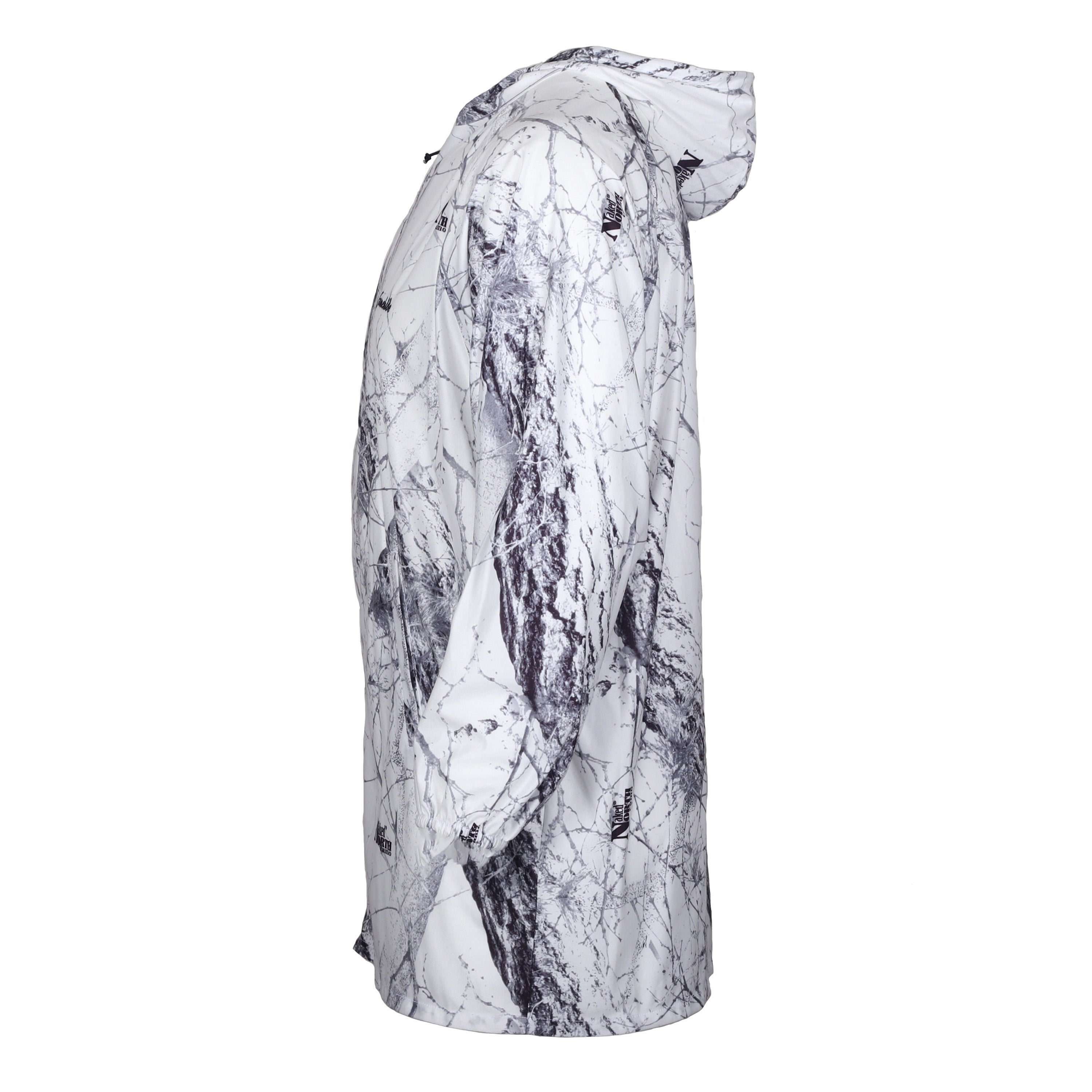 Load image into Gallery viewer, Snapcartshop ambush jacket side view (naked north snow camo)
