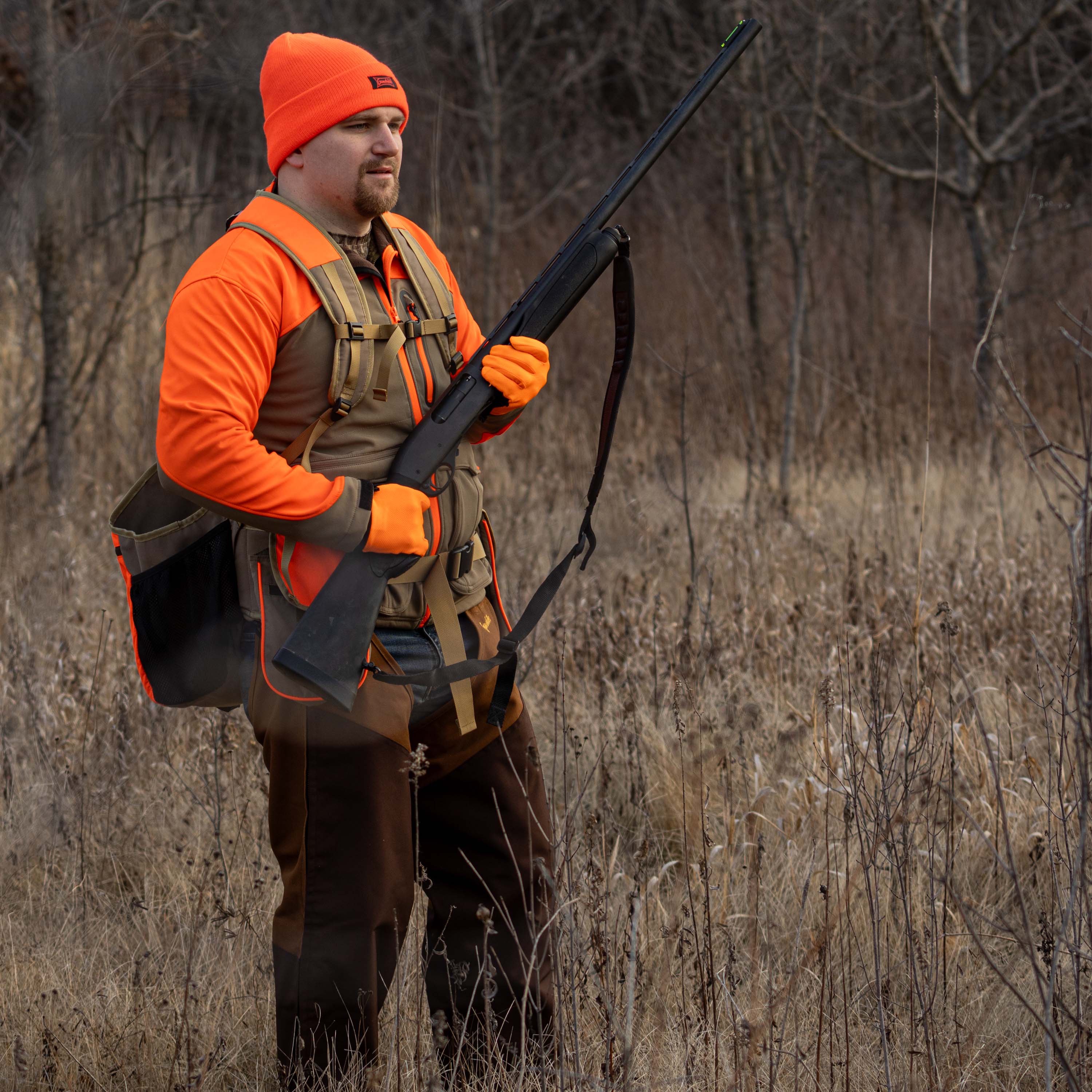 Upland strap vest front view