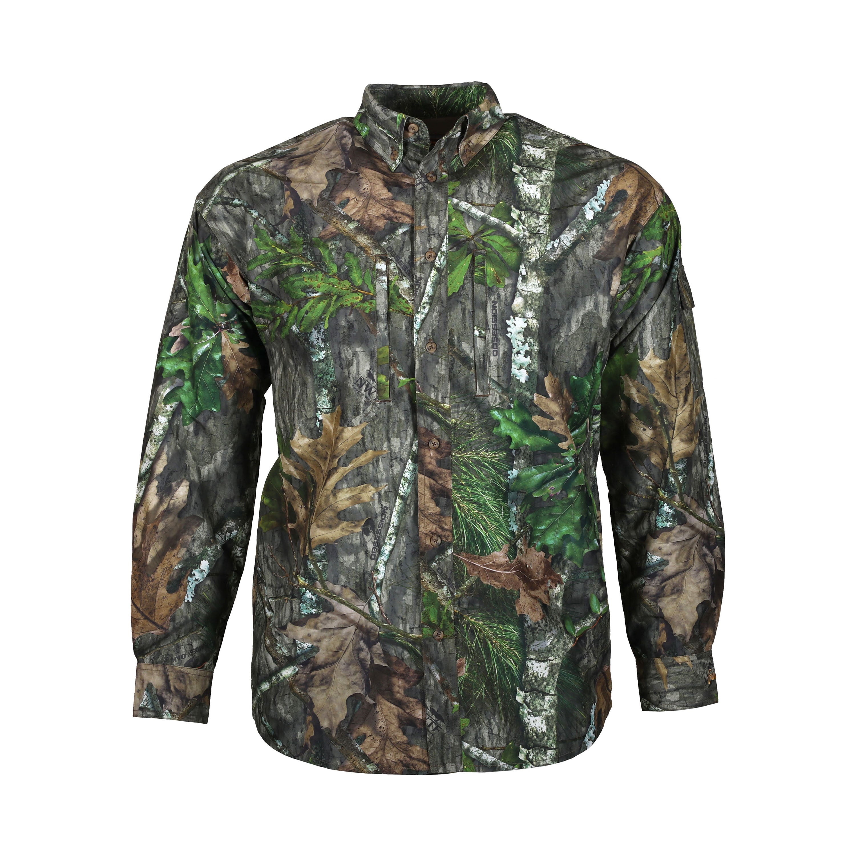 Snapcartshop Elimitick Insect Repellent Ultra Lite Shirt front (mossy oak obsession)