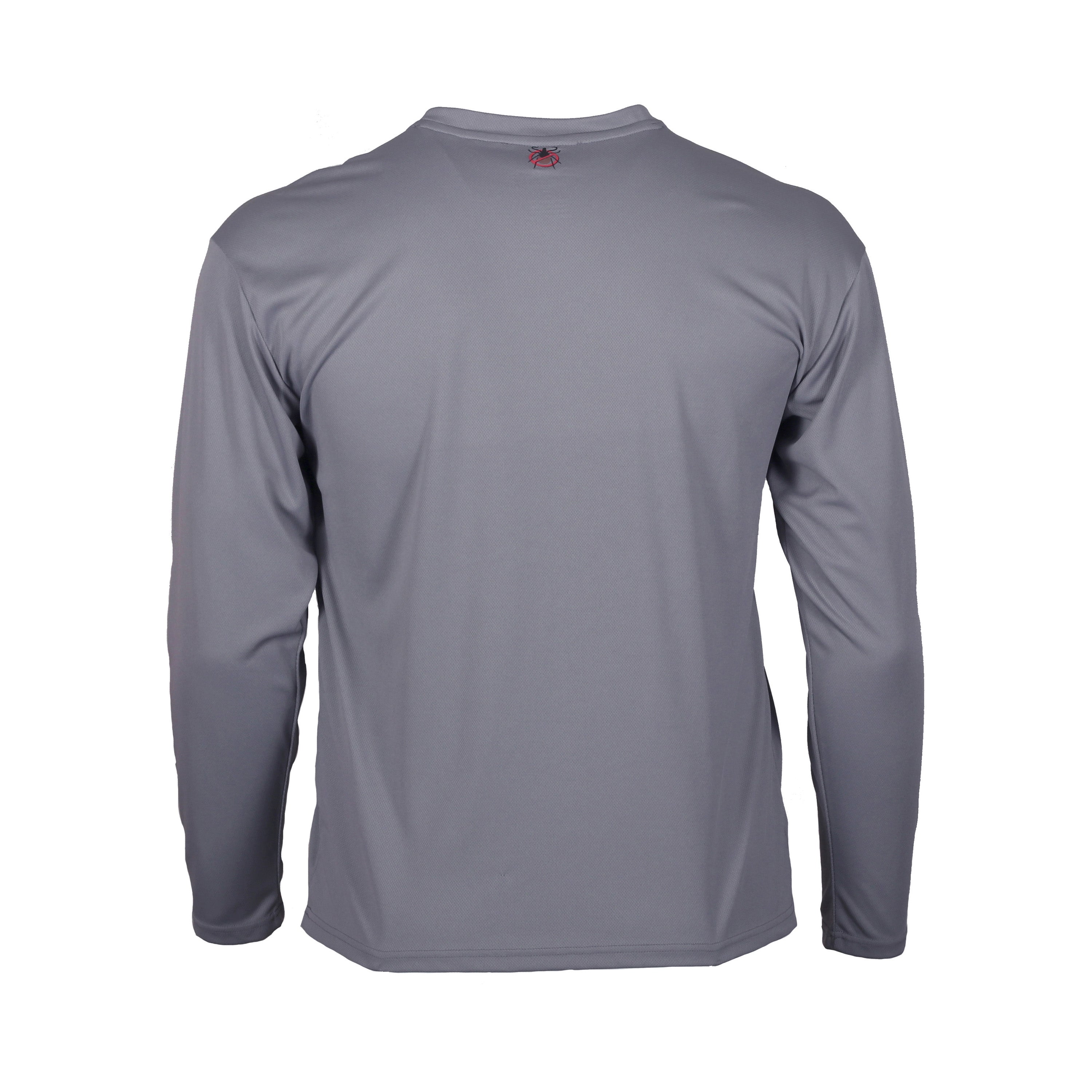 Snapcartshop ElimiTick Long Sleeve Tech Shirt back (gray)