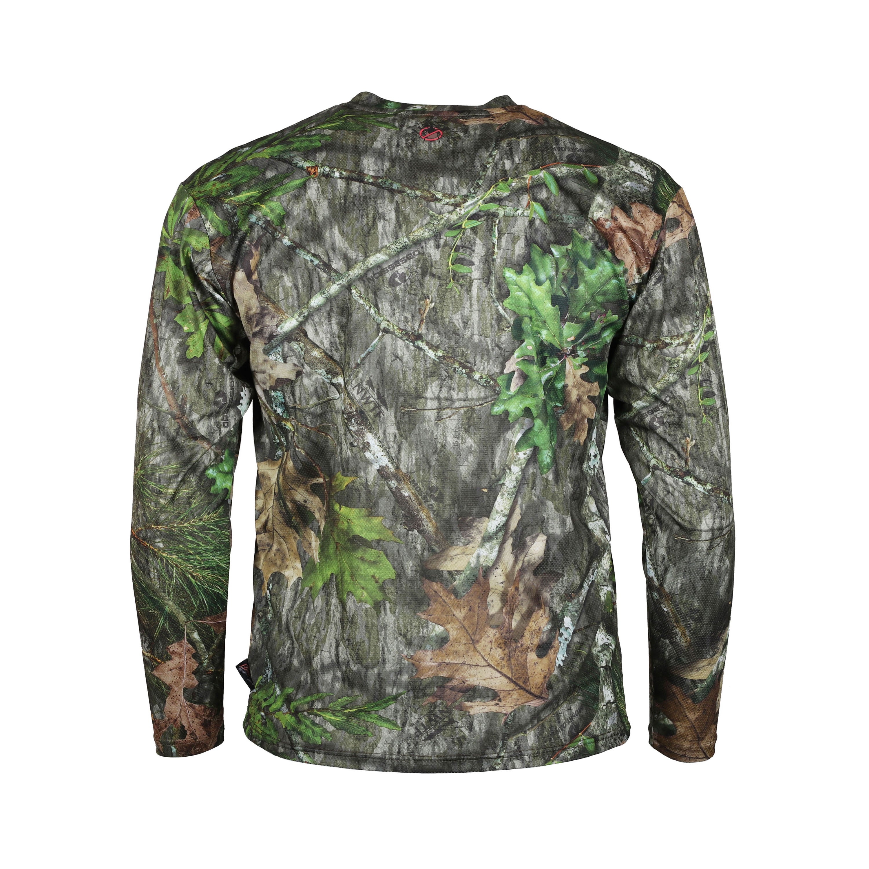 Load image into Gallery viewer, Snapcartshop ElimiTick Long Sleeve Tech Shirt back (mossy oak obsession)
