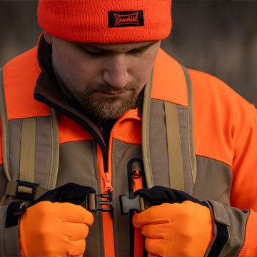 upland hunter in jacket 