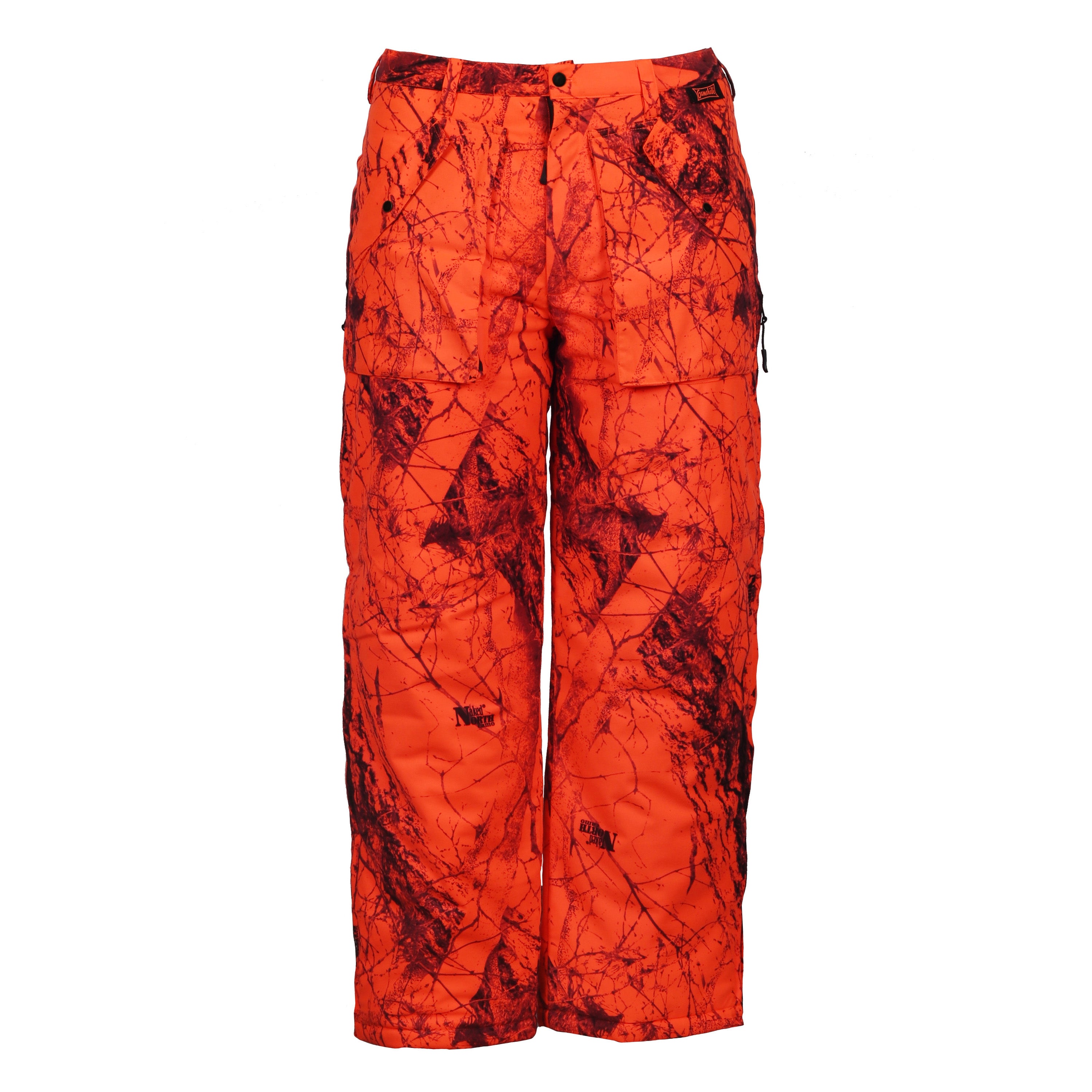 Snapcartshop Deerhunter Pant front (naked north blaze orange camo)