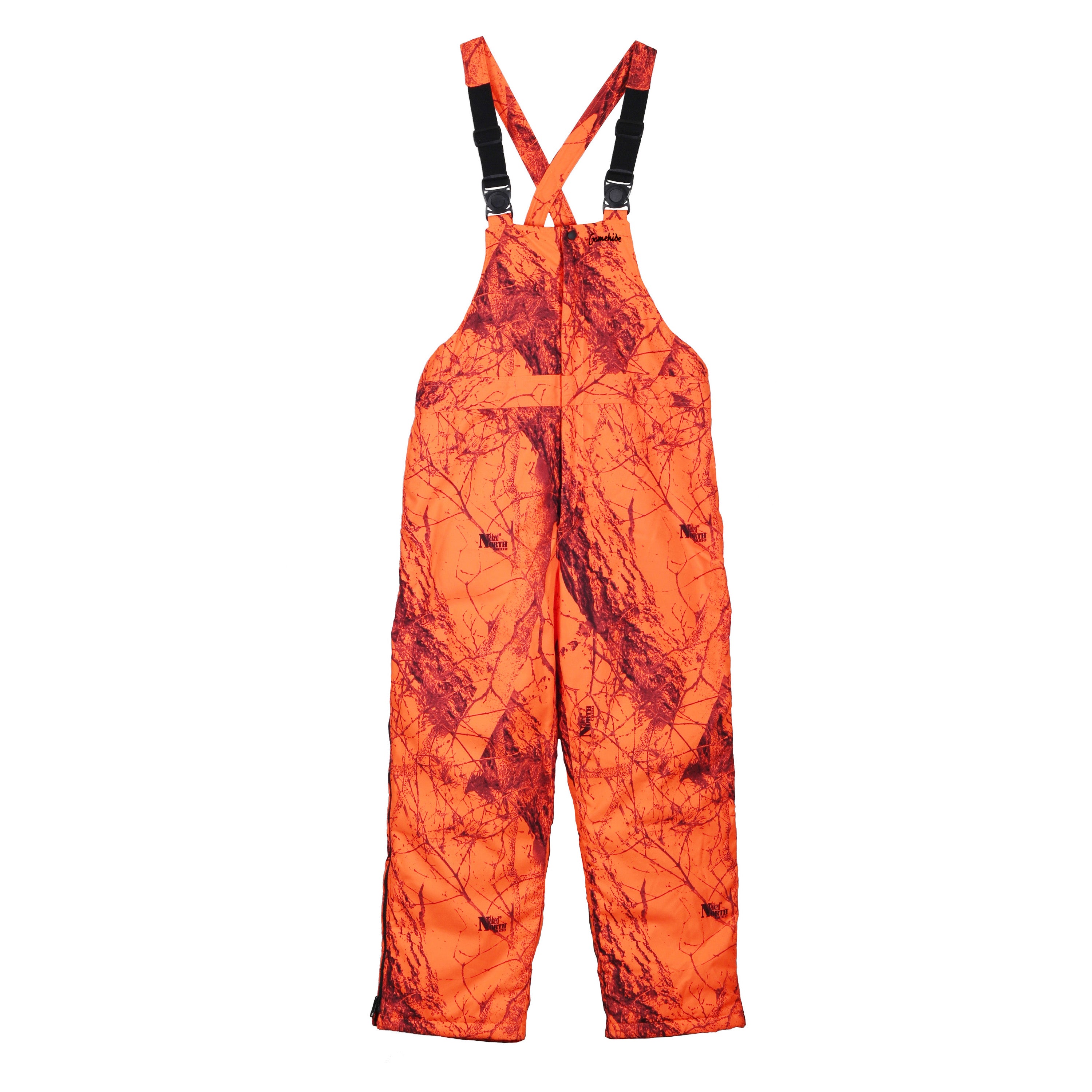 Snapcartshop Deerhunter Bib front (naked north blaze orange camo)