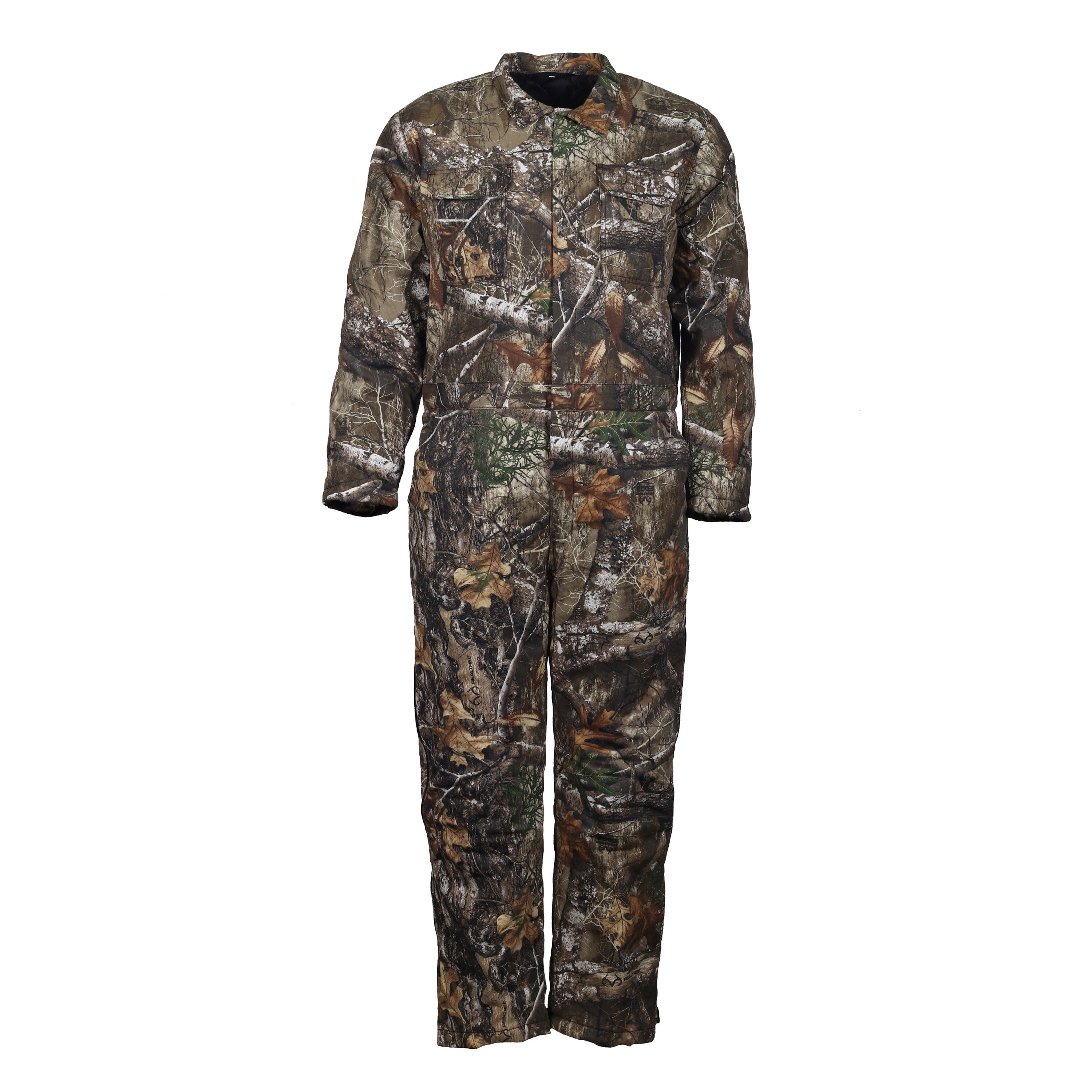 Snapcartshop youth tundra coveralls front view (realtree edge)